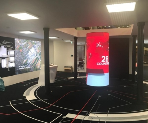 Yüksek Çözünürlüklü Esnek Led Ekran Panel Modülü P3 90V 130V 5000nits