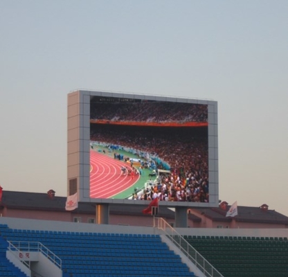 ODM P4 Dış Mekan Led Video Duvarları ISO14001 1R1G1B Reklam Led Billboard