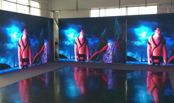 P3 1/20 tarama 900cd/ M2 Büyük Dış Mekan LED Video Duvarları Görüntüleme Ekranları Pleksiglas