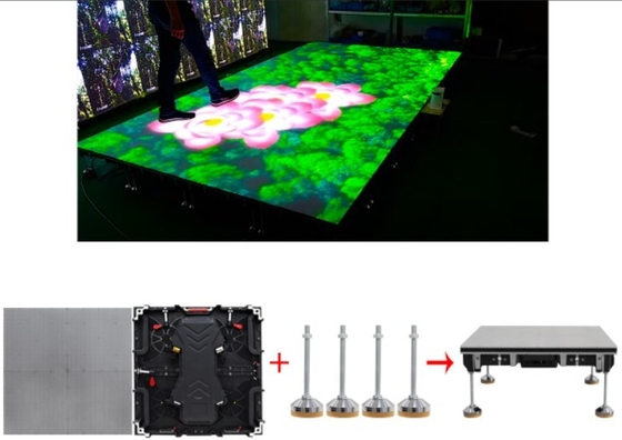 IP65 LED Dans Pisti Düğün Panelleri P3.91 Etkinlik Partisi İçin Düğün Dans Pisti
