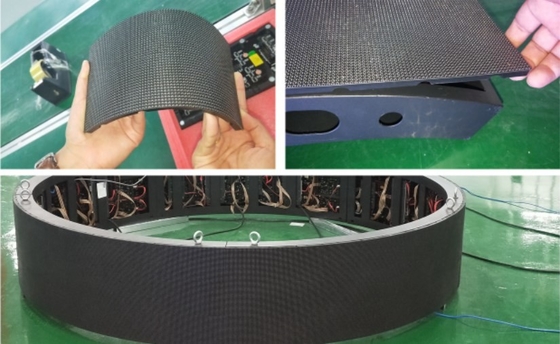 OEM ODM Esneklik Yumuşak LED Ekran Modülü Yumuşak SMD Panel Piksel Aralığı P2.5