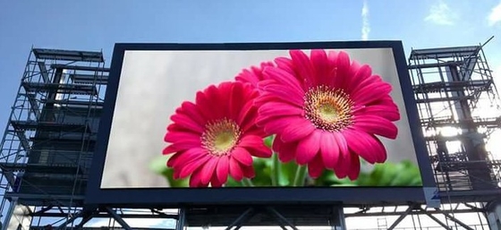 P4 1R1G1B Tam Renkli LED Ekran IP65 Su Geçirmez Demir Elektronik Dış Mekan LED Video Duvarları