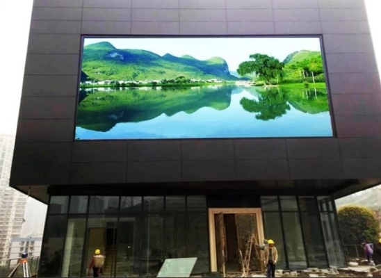 Özel Dış Mekan LED Video Duvar LED Ekranları Döküm Alüminyum Dolaplar